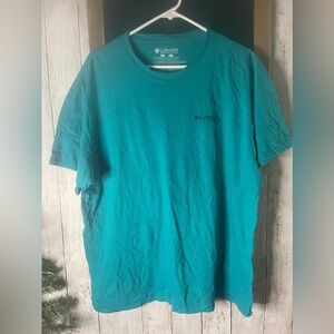 Columbia PFG Aqua Fishing Short Sleeve Print T-Shirt  Size Xl 321